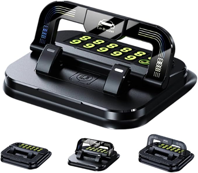 Car Phone Holder 360 Degree Rotation, 2026 New Dashboard Phone Mount, Multifunctional Suction Cup Phones Stand, Adjustable Car Bracket for Navigation in Vehicles, Universal Mobile Stand (B)