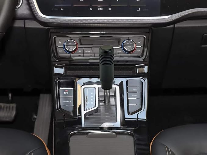 Lunsom Short Weighted Shifter Knob, Aluminum Alloy Shifter Head Lever Shifting Handle Car Gear Stick Knobs with 3 Adapters Fit Most Auto Manual Transmission Vehicle