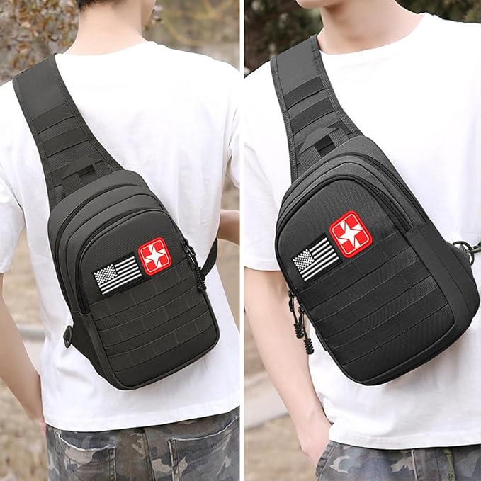 Emergency Survival Kit, 151 Pcs Survival Gear First Aid Kit, Outdoor Trauma Bag with Tactical Flashlight Knife Pliers Pen Blanket Bracelets Compass for Camping Earthquake or Adventures