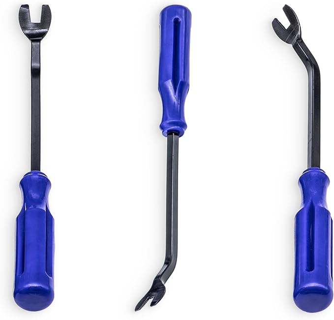 1 PCS Car Clips Fastener Remover Tool, Car Panel Dashboard Door Window Tool, Fastener Car Panel Door Interior Window Tool, Clip Puller Rivet Removal Tool (Blue)