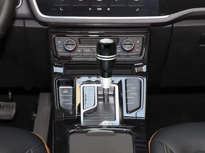 Lunsom Weighted Shifter, Aluminum Alloy Long Shift Knob Stick Handle Shifting Lever Head Gear Knob Fit for Most Manual Transmission Vehicles (Black)