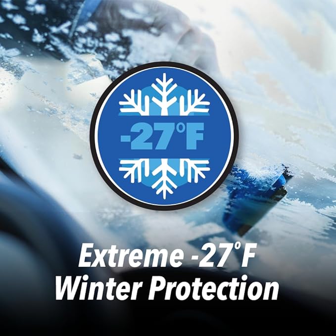 Clean Revolution Advanced All Season Windshield Washer Fluid Ultra Low VOC Formula - Extreme -27°F Winter Protection - Made in USA