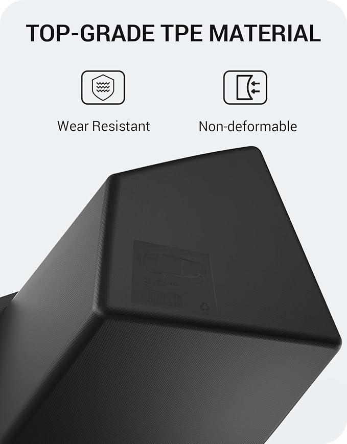 BASENOR 2021-2025 Tesla Model Y 7-Seater Trunk Storage Bins, (Proprietary Design) Trunk Organizer with Carpeted Lid, Rear Trunk Side Storage Box for 7 Seat Model Y Interior Accessories