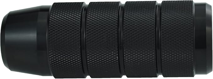 Abfer Cool Shift Knob 9 CM Aluminum Car Gear Stick Shifter Lever Handle Knobs Fit for Most Automatic Manual Vehicle (Black)