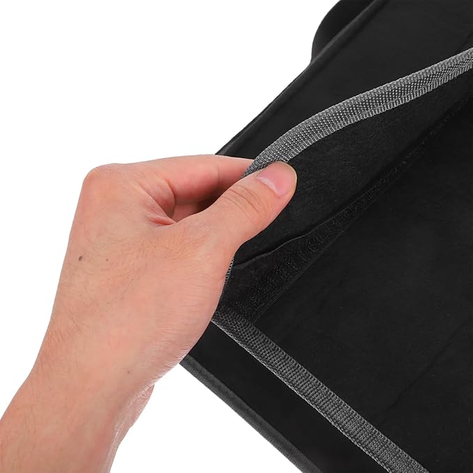 Foldable Felt Car Trunk Organizer with Strong Strap Portable Vehicle Storage Bag for Groceries Cleaning Supplies Sporting Equipment