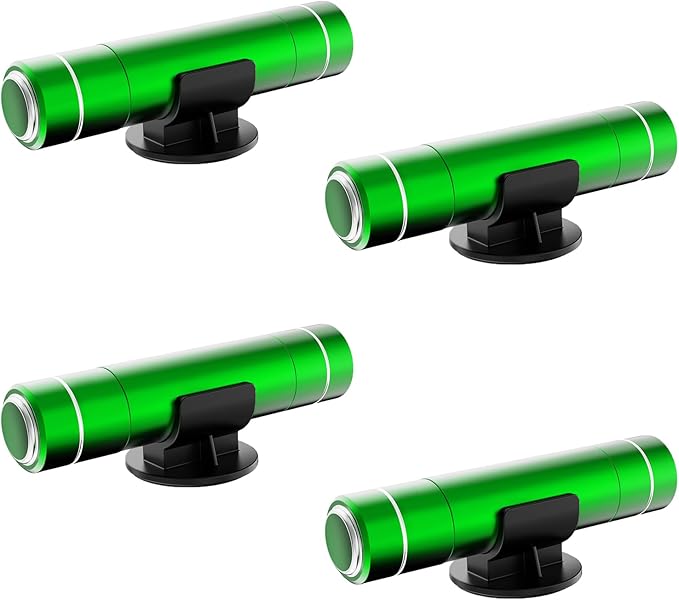 HHXS Car Glass Breaker and Seatbelt Cutter 4 Pack,Car Window Breaker Tool,Portable Car Safety Hammer Escape Hammer with Tempered Glass Sample Universal Safe Hammer Emergency Hammer for Car(Green)