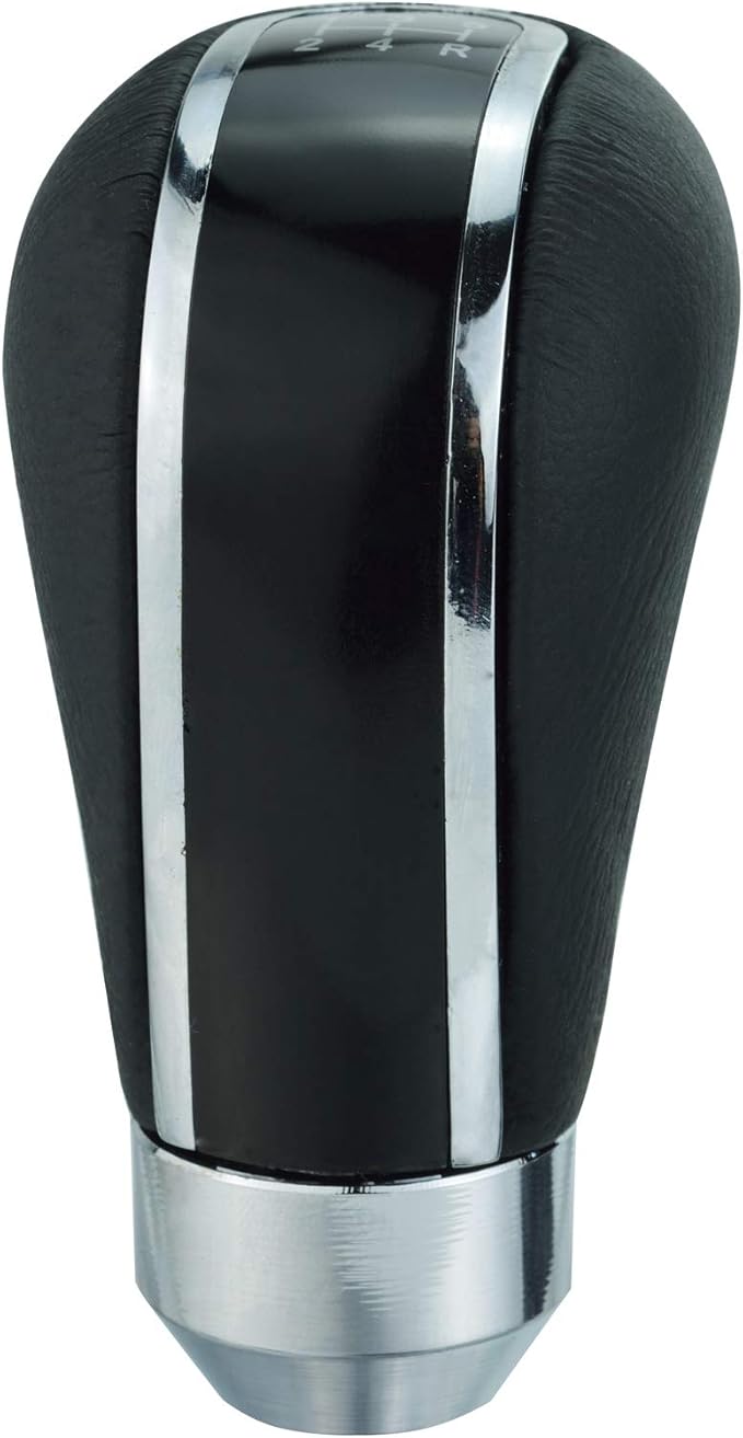 Abfer 5 Speed Shifter Knob Car Weighted Stick Gear Shift Knobs Fit Most Manual Automatic Vehicle (Black)