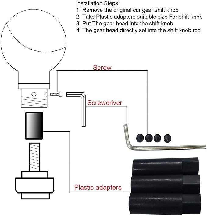 Abfer Car Gear Shifter Knob Skull Car Accessories Stick Shift Knobs with Black Pattern Fit Most Manual Automatic Vehicle (Blue)