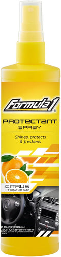 Formula 1 Interior Detailing Protectant Spray, Car Interior Cleaner with Lasting Citrus Fragrance and UV Protection, Safe for Vinyl, Rubber, Plastic, & Dashboard - 10oz