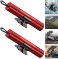 Safety Hammer - Safe Hammer Glass Breaker Under Water, Car Hammer Seatbelt Cutter Window Breaker Emergency Escape Tool, Safehammer Glass Breaker for New Cars (2PCS Red)