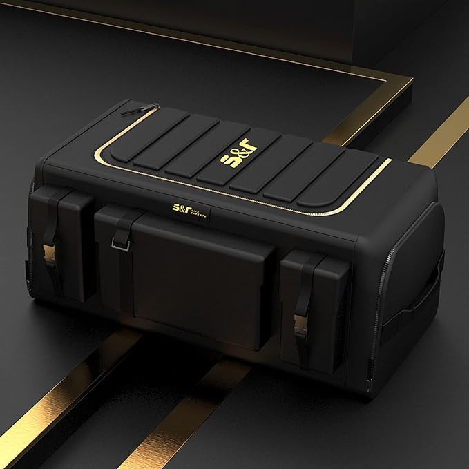 Car Trunk Organizer Large Capacity Oxford Fabric 3 Layers Collapsible Design Car Storage Organizer for Car Trunk(70L)