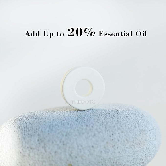 THEDOTS 8 Pack Car Vent Clip Refills, Moroccan Mint Tea Scent, Natural Solid Scent Discs, Fresh Interior Perfume Replacement (Clip Not Included)