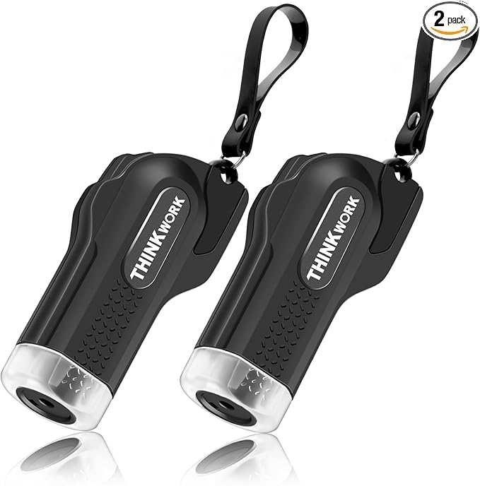 THINKWORK Window Breaker & Seatbelt Cutter - Car Safety Hammer with Tungsten Steel Tip (One-Second Break), Emergency Escape Tool for Vehicle Accidents/Home Fires/Office Lockdowns/School Emergencies