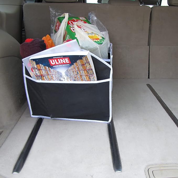 Treasure Gurus 3 Compartment Collapsible Auto Car SUV Trunk Organizer Folding Truck Cargo Storage Automotive Accessory