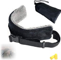 Retractable Travel Pillows with Car and Airplane Head Strap, Compact and Comfortable Upright Plane Pillows That Prevents Head from Shaking While Traveling in Cars and Air