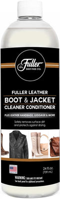 Fuller Brush Leather Boot and Jacket Cleaner Conditioner - Natural Oil Formula for Leather, Vinyl, Backpacks & Luggage - Removes Dirt, Dust, and Grime - Pack of 6