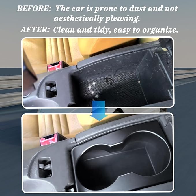 Cup Holder,Center Console Armrest Box Add-on Drink Insert Organizer Storage for Porsche Boxster 986 1997-04 for Porsche Carrera 911 996 1999-2004 for Standard Sized Cup