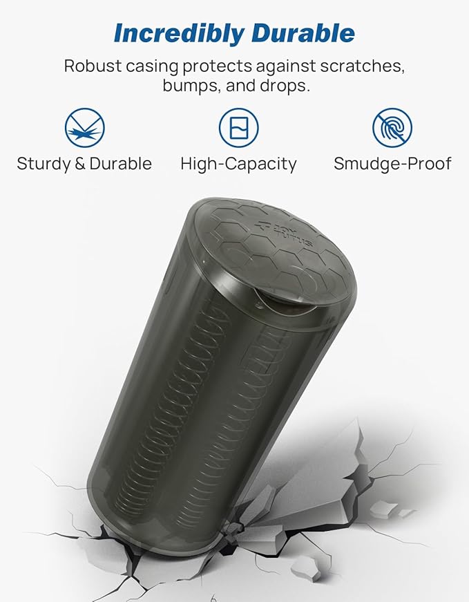 JOYTUTUS Coin Holder for Car, Larger-Capacity Car Change Holder Organizer, Universal Car Coin Holder for Cup Holder, Coin Dispenser Storage Fit Most Car & Trucks Car Accessories,(Transparent Gray)