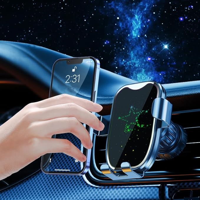 car Phone Holder Mount,Car Vent Phone Mount, UniversalCell Phone Mount [2025 Most Stable and FlexibleSuction Cup] Vent Dashboard Windshield Cellphone Mount Car Fit for All Phones