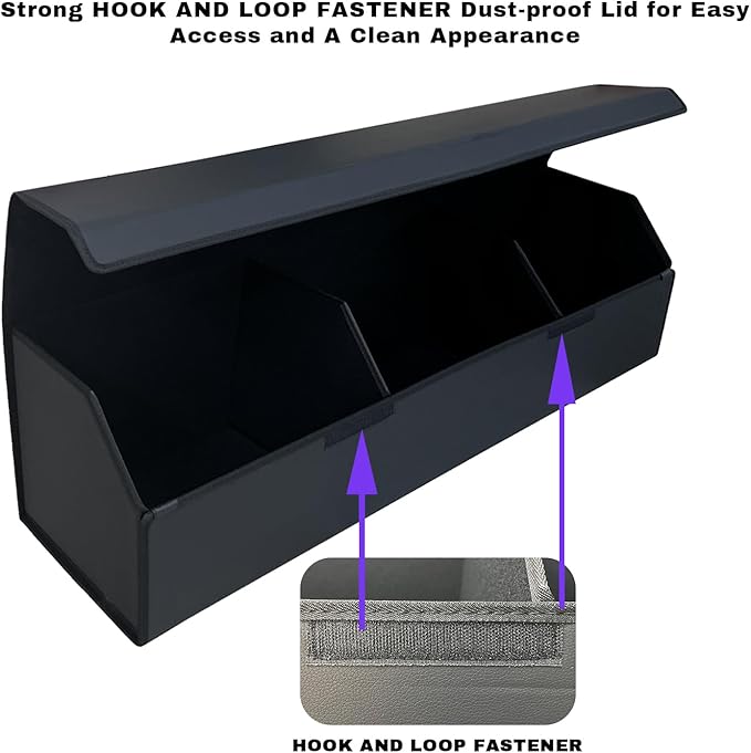 Car Trunk Organizer for AMG E 53 2019-2025 - Custom Fit,Large Space Outdoor Trunk Organizer,Black,Adjustable Partition Design,All-Season Use,for AMG E 53 19-25