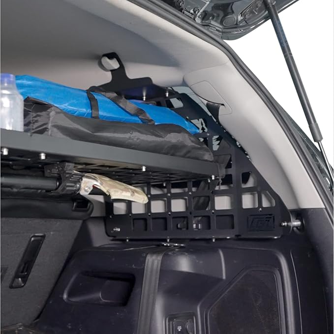 HIGH FLYING for Toyota 4Runner 2010-2024 Car Accessories Modular Storage Molle Panel System Trunk Shelf Luggage Carrier Cargo Racks Trunk Organizer Aluminum Alloy Whole Kit