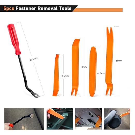 GOOACC 975Pcs Car Push Retainer Clips & Auto Fasteners Assortment 33 Most Popular Sizes Bumper Fender Rivets with Cable Ties Remover for Ford GM Toyota Honda Chrysler BMW Benz Audi Nissan Mazda Subaru