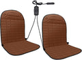 2 PCS Seat Cushion Comfortable Winter Seat Cover, Gifts for Family (Brown)