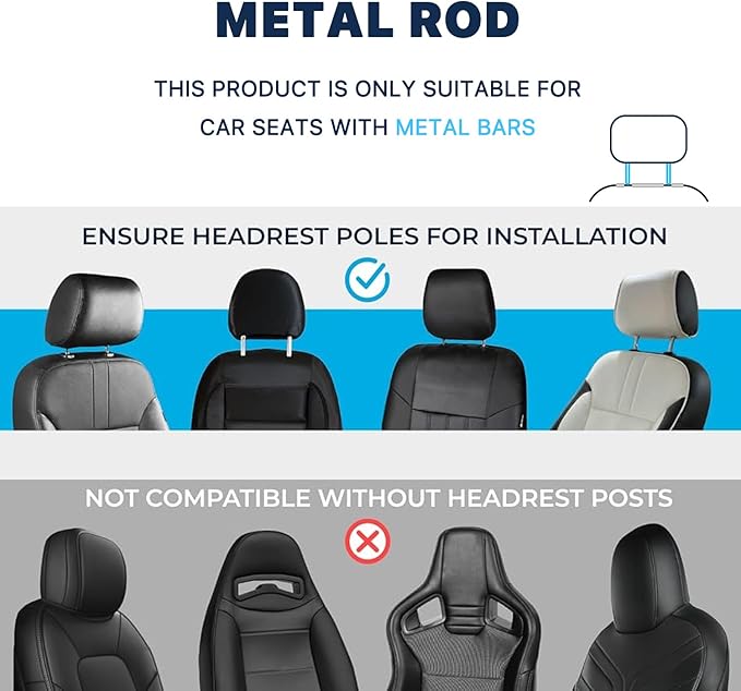 Car Back Seat Tray Table-Stable Auto Backseat Food Trays Desk for Rear Passenger Road Trip Eating & Work, Multifunctional Adjustable Travel Tray with Phone Drink Holder for Laptop iPad