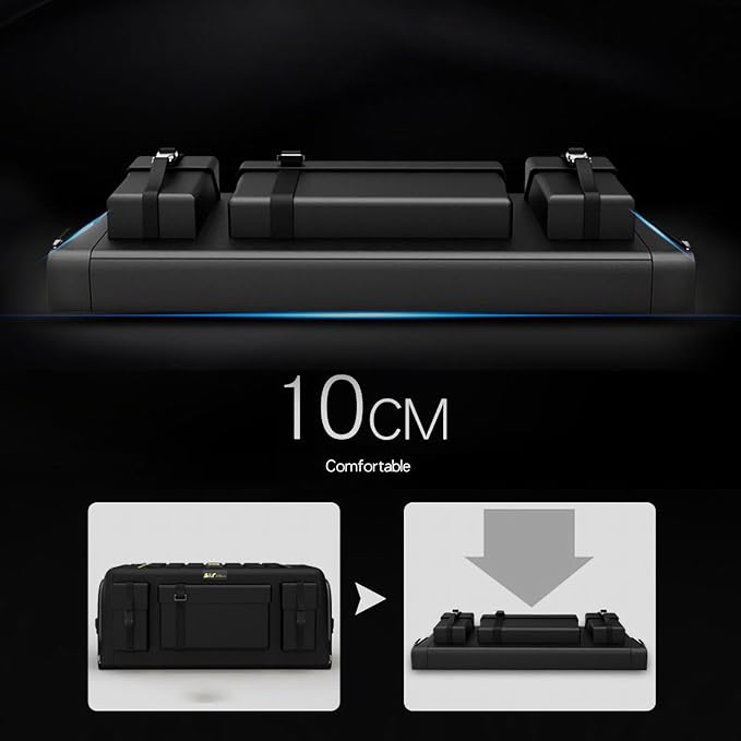 Car Trunk Organizer Large Capacity Oxford Fabric 3 Layers Collapsible Design Car Storage Organizer for Car Trunk(70L)