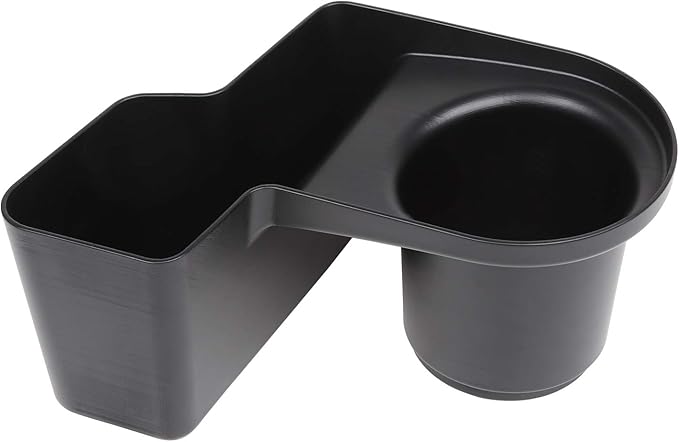 CheroCar Cup Holder Storage Box Gear Shift Insert Organizer Tray Pockets for Jeep Grand Cherokee 2011-2020, Interior Accessories, Black