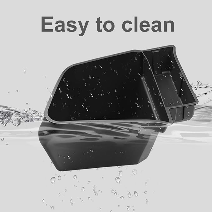 2Pcs Trunk Storage Bins for Juniper TPE Trunk Side Storage Boxes with Lids for Model Y Juniper (2025.03+)