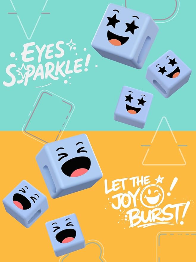 Stocking Stuffers for Teens Boys Girls Kids: Thumbs Up Lazy Phone Holder with Mood Cube Cell Phone Stand for Desk Gifts for Men Women Adults Kids Teenager Husband Wife Funny Gadgets Gift for Christmas