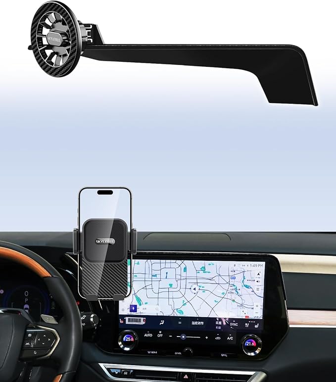 Phone Holder for Lexus RX350 RX350h RX450h+ RX500h TX350 TX500h TX550h+ 2023-2026 Accessories Automobile Cradles Magnetic Phone Mount for MagSafe, Magnets Cell Holder(Only Fit 14-Inch,Not Fit 9.8-In)