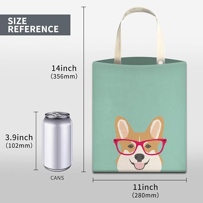 Cute Car Trash Can, Organizer & Storage Bag, Holds 5L, Red Corgi Dog
