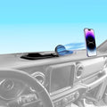 Magnetic Phone Mount Holder for 2021-2023 Jeep Wrangler JL 4XE Magnet Dash Cell Phone Cradles Adjustable Phone Stand Accessories for 2021-2023 Wrangler 4XE(Not for 4X4/Gladiator)
