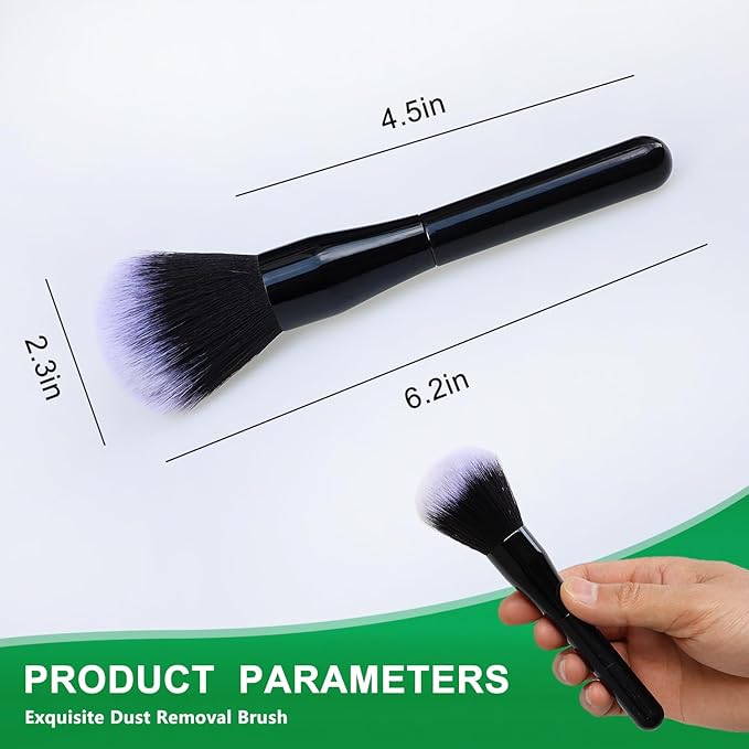 1 Pack Exquisite Microfiber Duster Brush with Soft Fibers, Dust Brushes, Efficient Dust Removal, Cleaning Tool Perfect for Car Interior, Digital Devices, Keyboards, Artwork, Craft