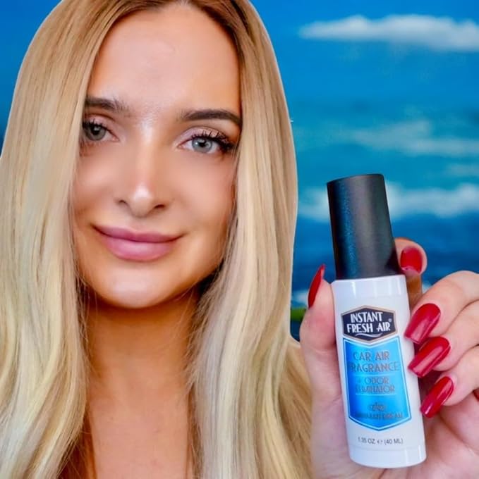 2-Pack: Dual-Action CAR AIR Freshener Hawaiian Dream -Instantly Eliminates Odors from Smoke, Food, Pets, Must in 2 Seconds, For Commuters, Pet Owners, Rideshare Drivers 1.35 Oz. - INSTANT FRESH AIR