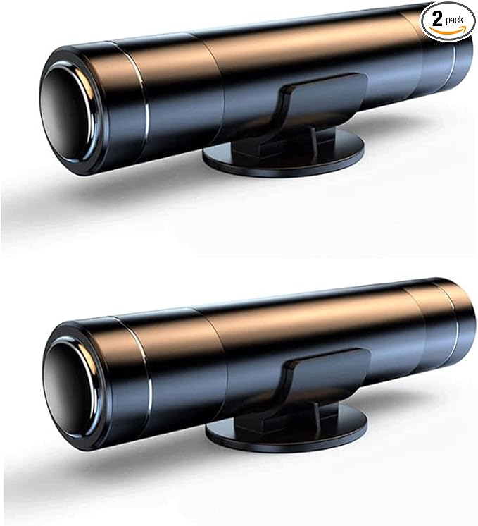 HHXS 2 Pack Car Safety Hammer Emergency Escape Tool One Second Window Breaker Seatbelt Cutter Car Glass Breaker Life-Saving Emergency Artifact-(Black)