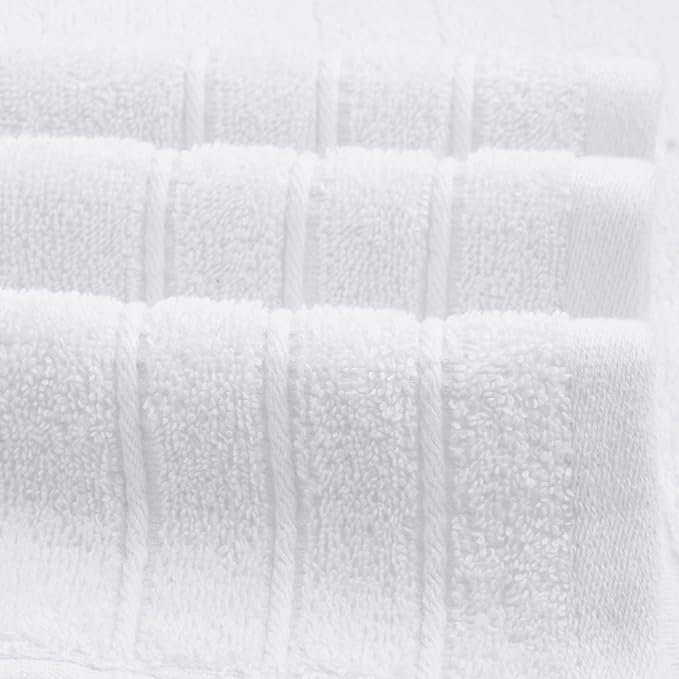 Tens Towels Pack of 1 Jumbo Bath Sheet 40 x 80 Inches, Extra Large & Light Weight, Quicker to Dry, 100% Cotton, Super Soft & Absorbent, Perfect to Wrap Yourself in, White