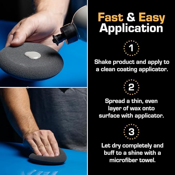 Ethos Ceramic Wax - Aerospace Coating Protection | Ceramic Polish and Top Ceramic Coat | Ceramic Car Coating | Slick, Hydrophobic Finish