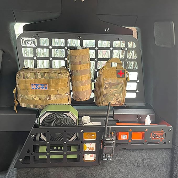 HIGH FLYING 2019-2024 for Mercedes-Benz G-Class G500 G63 G350 Car Accessories Modular Storage System Trunk Shelf Rear Window Molle Panels Trunk Storage Kit Organizer