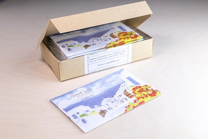 Good Life Aegean Sea Scented Sachets | Designed in New Zealand | 12 Sachets