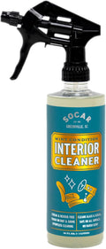 SOCAR Mint Condition Interior Car Cleaner 16 fl oz. Professional Grade for Dirt, Dust, and Grime from All Surfaces, Plastic, Vinyl, Leather, Carpet, Glass. For Car, RV, Boat.