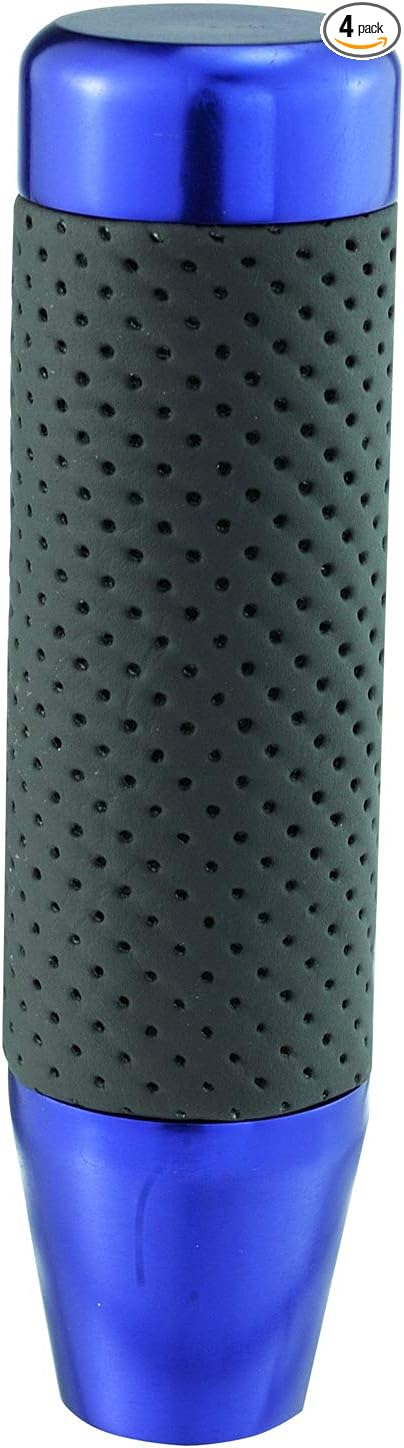 Abfer Weighted Shift Knob Short Stick Gear Shifter Adapter Leather Shift Knobs for Most Automatic Manual Vehicle Trucks,Blue