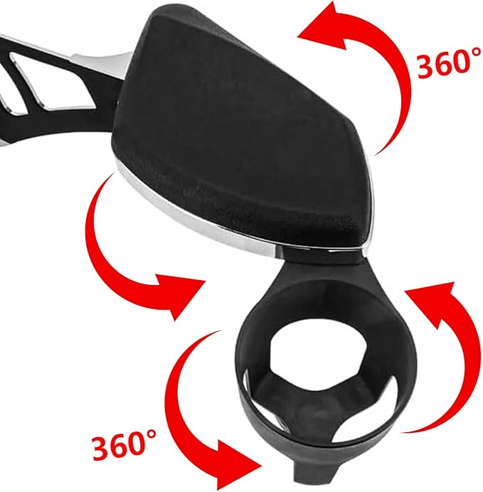 Motorcycle Passenger Armrests Adjustable with Cup Holder for Harley Touring Electra Glides Road Glide Ultra Tri Glide 2014-2024 Motorbike Accessories Parts Chrome