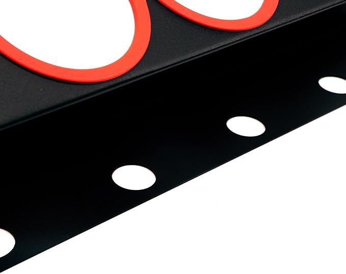 Maxshine Universal Detailing Spray Bottle Holder – Mobile Detailing & Car Garage Organizer, Holds 5 Bottles (16/32oz) with 4 Small Holes – Lightweight Design, Easy Wall Mounting