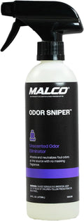 Malco Odor Sniper - Fragrance-Free Odor Eliminator for Car Interiors/Penetrates Odors at the Source/Chemically Neutralizes Foul Scents in Your Vehicle / 16 Oz. (199016)