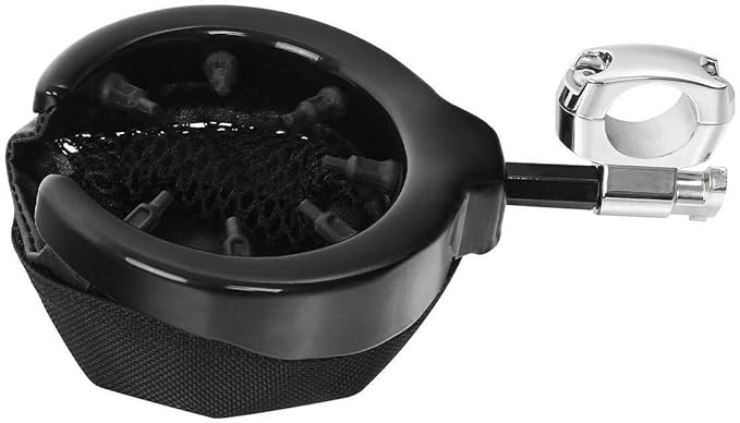 TCMT 1" Handlebar Cup Holder Metal Drink W/Mesh Basket For Harley Sportster Dyna Softail Road King Road Glide Electra Glide Sport Glide Vulcan Yamaha Suzuki Honda