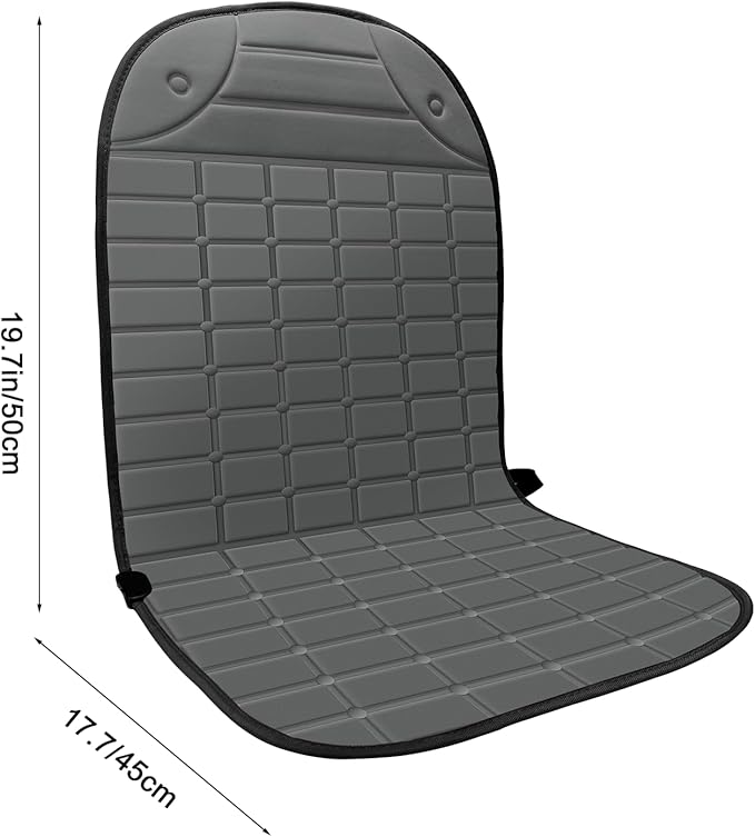 2 PCS Seat Cushion Comfortable Winter Seat Cover, Gifts for Family (Grey)