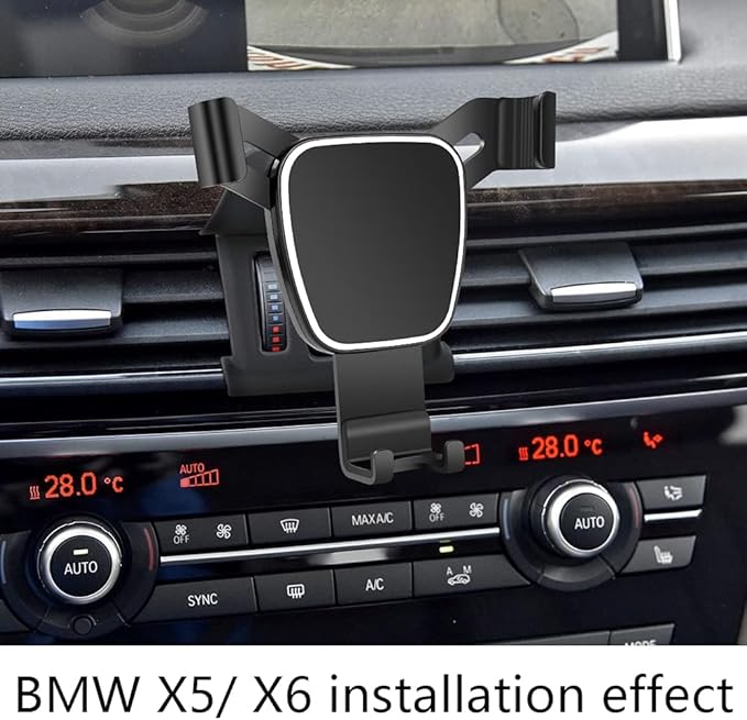 Car Phone Holder for BMW X5 2014-2018，X6 2015-2019 SUV sDrive35i xDrive35i 40e 35d F15 F16 Auto Accessories Navigation Bracket Interior Decoration Mobile Cell Phone Mount